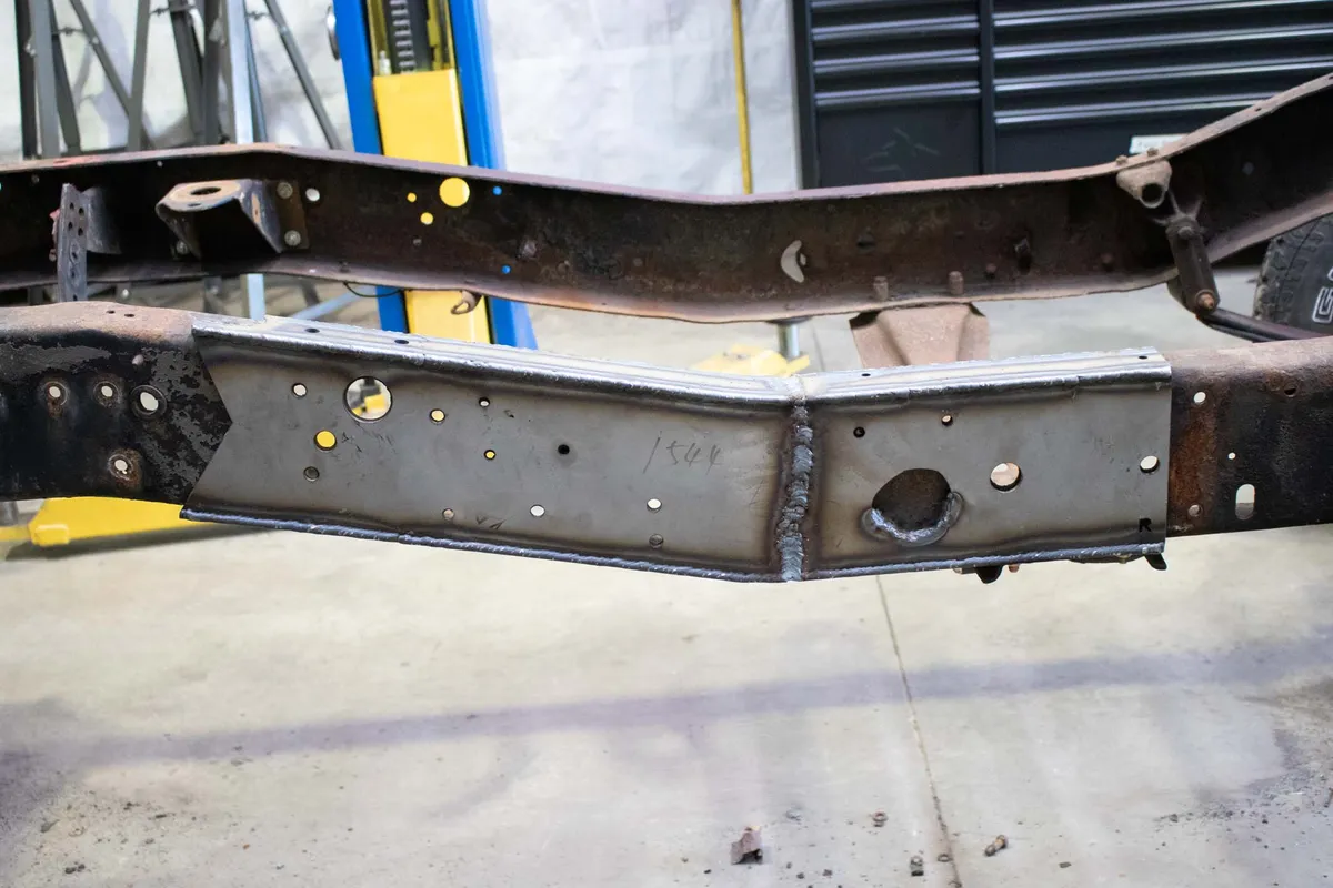 Leaf Spring Frame Repair Kit For 1973-1987 Chevy K10/K20 Passenger Side Rust Buster Frameworks product image