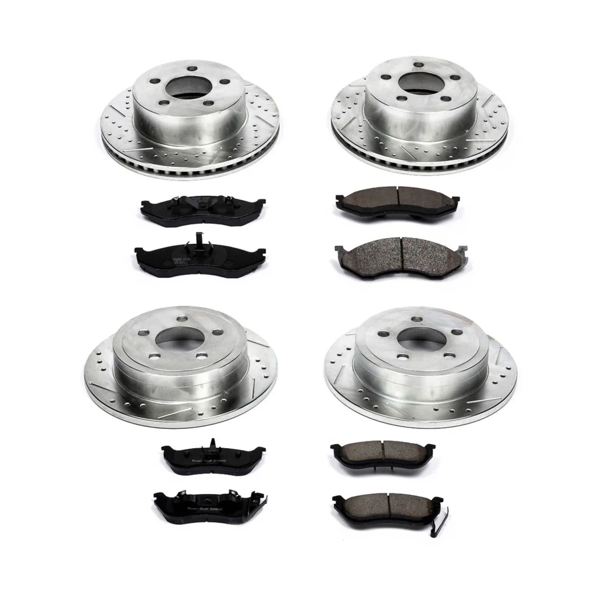Z23 Evolution Sport Upgrade Kit: Drilled/Slotted Rotors; Carbon-Fiber Ceramic Pads W/Hardware product image