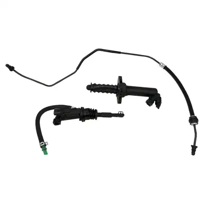 Crown Automotive Jeep Replacement Clutch Hydraulic Kit; Incl. Clutch Master Cylinder; Clutch Hydraulic Line and Slave Cylinder;