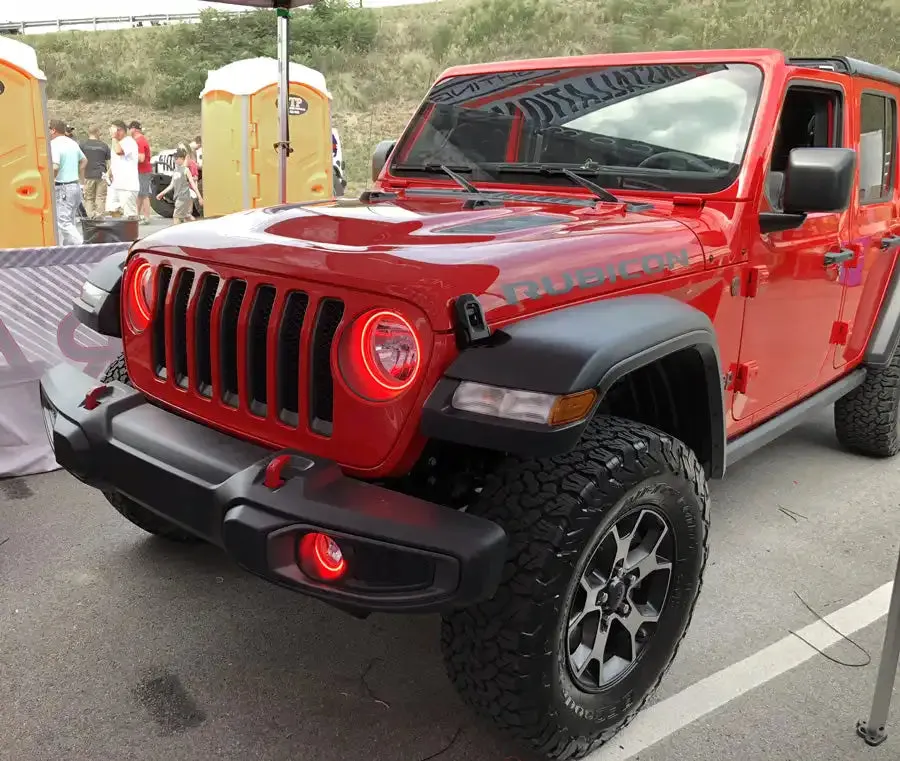 ORACLE Lighting 2020-2025 Jeep Gladiator JT LED Headlight Surface Mount Halo Kit product image