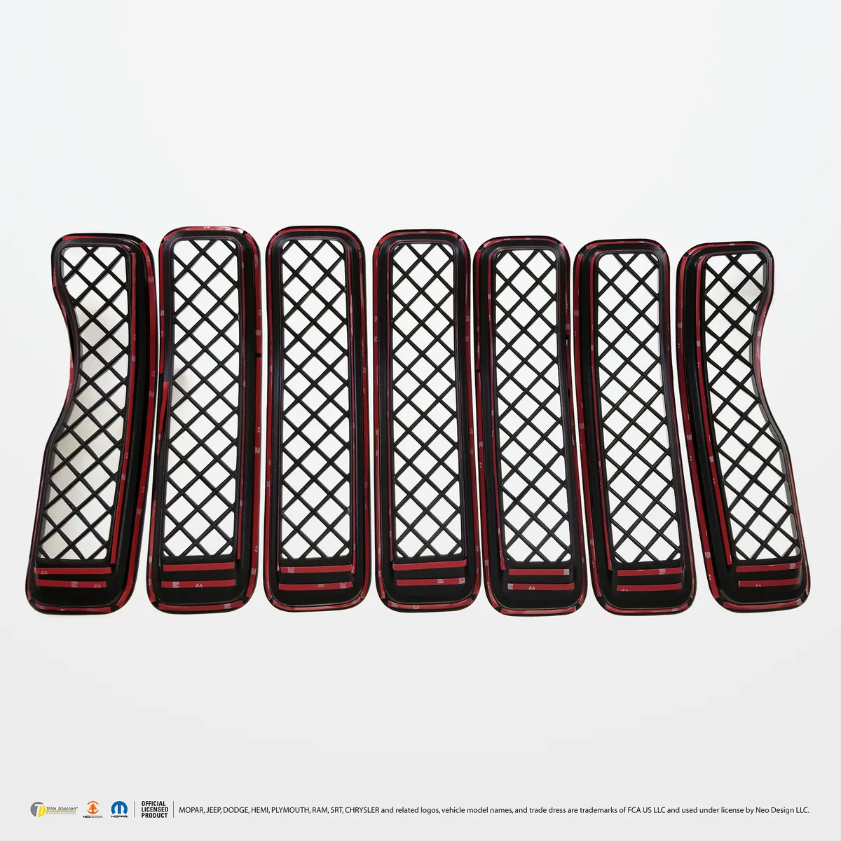Trim Illusion Grille Overlay 18-23 JL Black Tape on product image