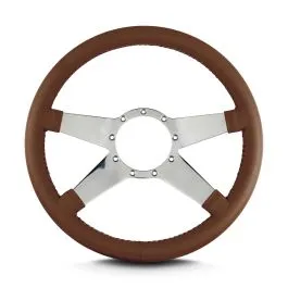 Lokar Mark 9 Standard Polished Standard Grip Caramel