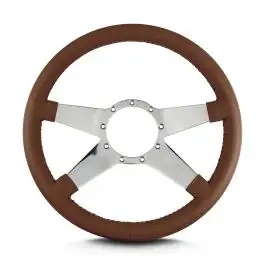 Lokar Mark 9 Standard Polished Standard Grip Caramel
