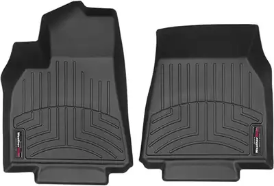 Weathertech FloorLiner™ DigitalFit®; Black; Front;