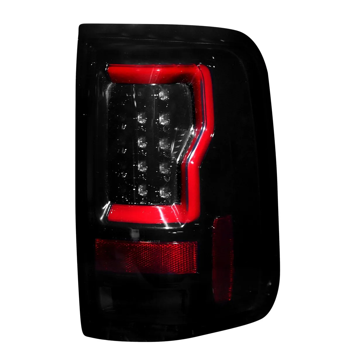 Recon Accessories Ford F150 04-08 Straight Aka Inchstyleinch Side Oled Tail Lights - Smoked Lens