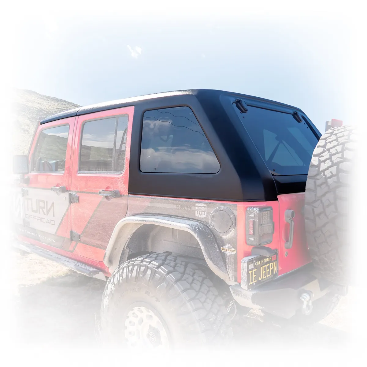 Fastback Hard Top for Jeep Wrangler JK Unlimited 4-Door product image