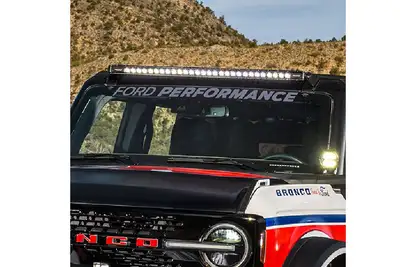 Ford Performance Parts Ford Performance - 2021-2025 Ford Performance Bronco Windshield Banner-Silver - M-1820-BRS