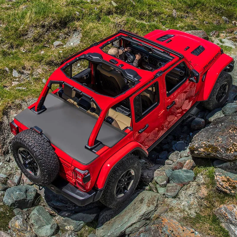 LED Factory Mart Tailgate Cover for 2018-2026 Jeep Wrangler JL JLU 4 Door