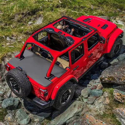 LED Factory Mart Tailgate Cover for 2018-2026 Jeep Wrangler JL JLU 4 Door