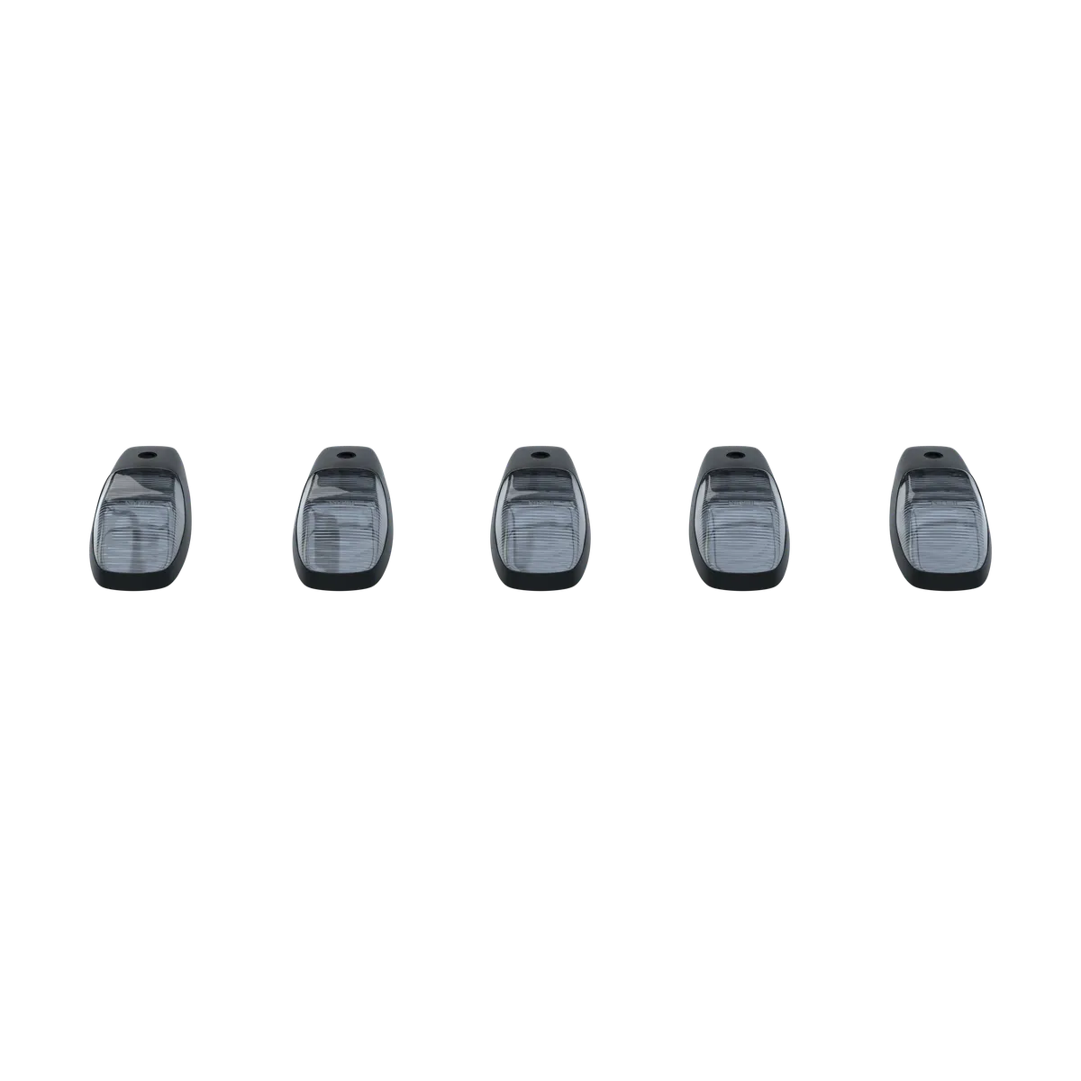 Dodge 19-23 RAM Heavy-Duty 2500 3500 5-Piece Set Smoked Cab Roof Light Lens With 2-Way Forward Rear Facing Amber Ultra High-Power Leds - Attn Plug-N-Play Replacement For OEM Factory Installed Cab Roof Lights product image