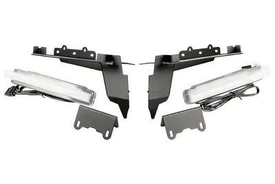 Rugged Ridge Rugged Ridge Front DRL Chop Brackets - JT/JL Rubicon Only