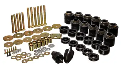 Energy Suspension Body Mount Set W/Hardware1in Liftblkperformance Polyurethane