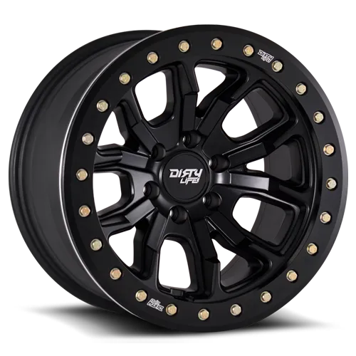 Dirty Life DT-1 9303 Series Beadlock Wheel 17x9 5x5 12mm Offset Matte Black - JT/JL/JK product image