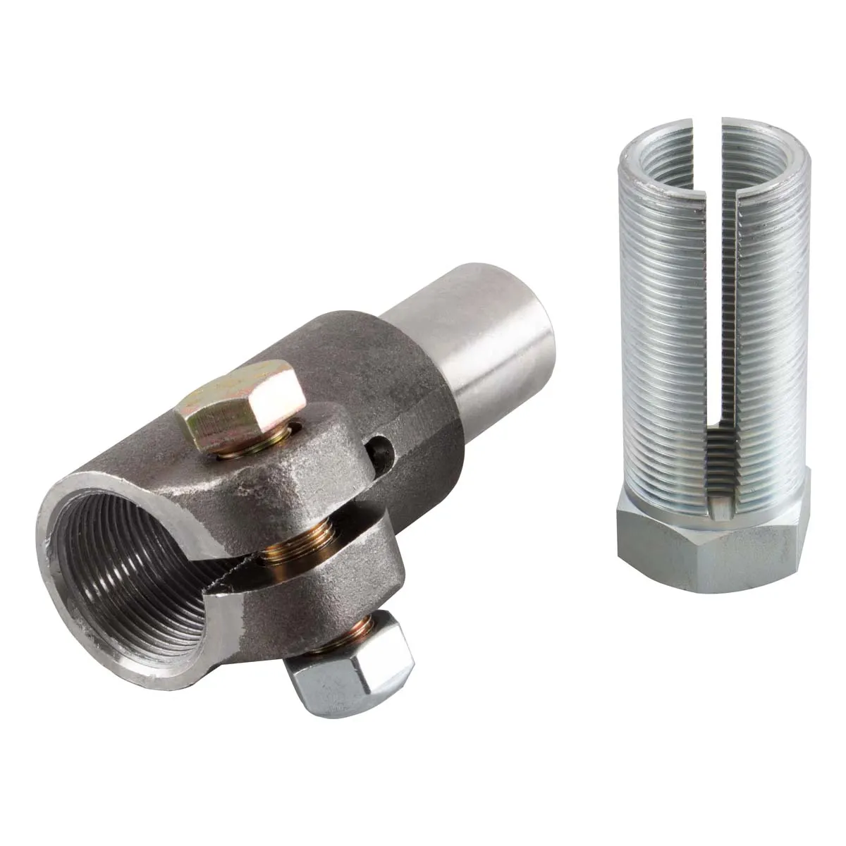 Double Adjuster Tube Adapter 7/8 Inch-14 Left Hand Thread 1 Inch ID Tube Synergy MFG product image