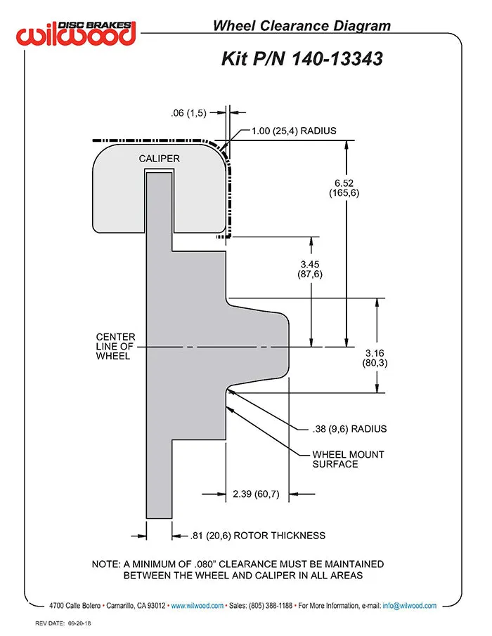 1963 - 1970 Ford, Mercury Dynapro Dust-Boot Pro Series Front Brake Kit - 140-13343 product image