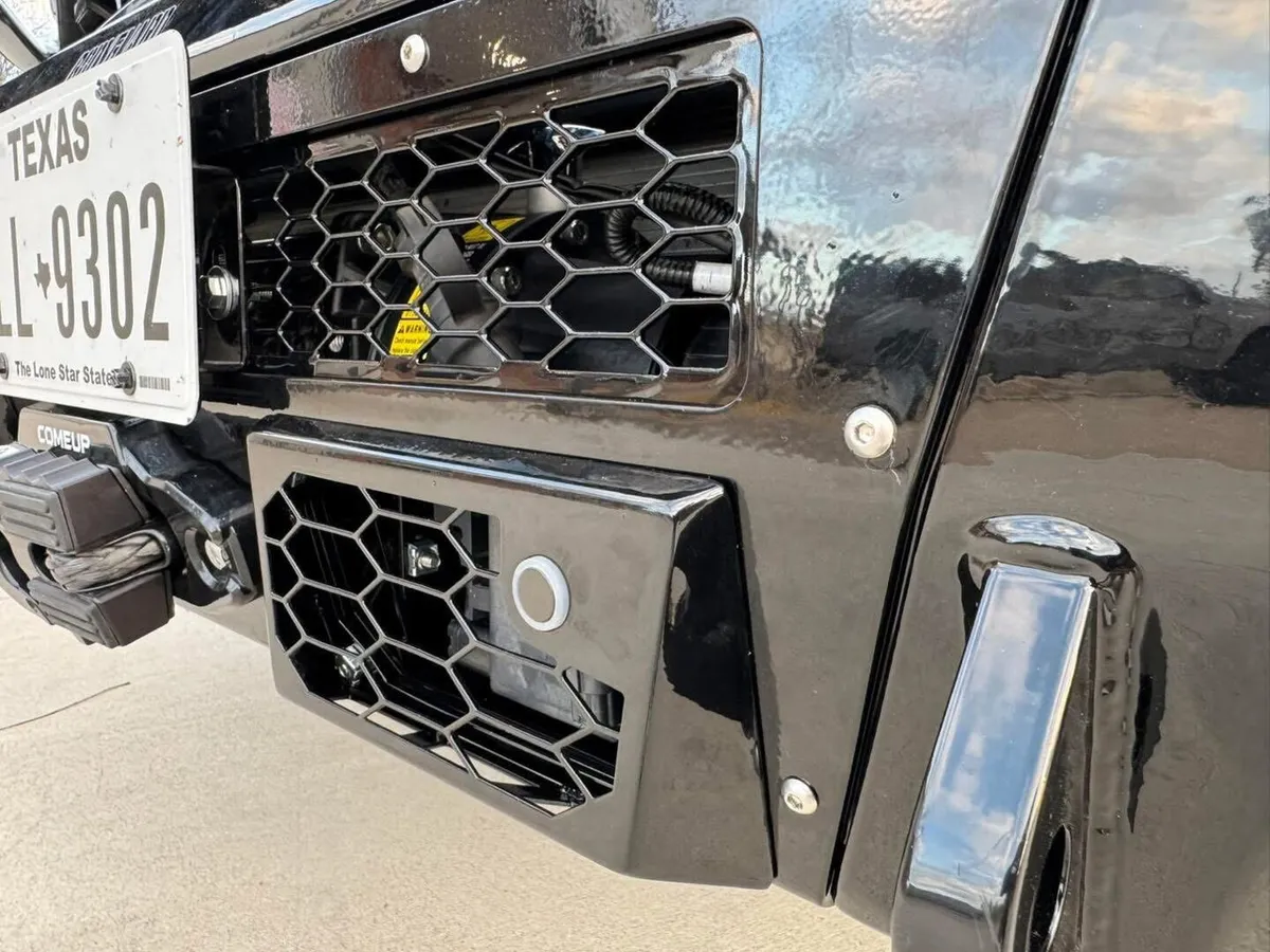 A2 Front Bumper Extreme For 2023-2026 Ford F250/350 Superduty ACC Compatible Sensor Cutouts With Mesh Grill With Camera Harness Bare Metal Bodyguard Bumpers product image