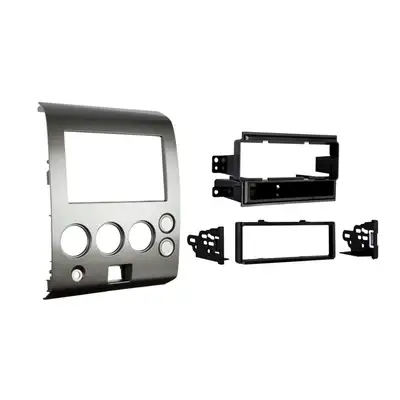 Metra Electronics Turbokits; Radio Installation Kit; Incl. Instr./Hardware/Storage Pocket/Snap-In Iso Mount System; Recessed Din Opening; High-Grade ABS Plastic; W/O Dual Zone Climate Controls;