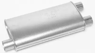 Dynomax Super Turbo Muff Side Inlet Dual Outlet 19in Body