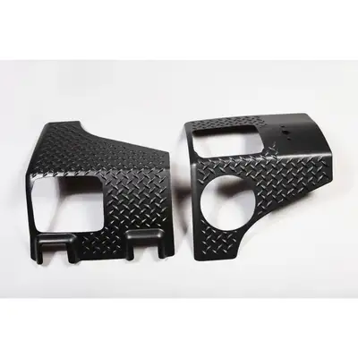 Rugged Ridge Body Armor Corner Guardsblack Diamon Dplate Rear 0716 Jeep Wrangler(Jk)4drpair