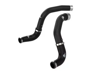 aFe Power BladeRunner 3 IN Aluminum Hot and Cold Charge Pipe Kit Black Jeep Wrangler (JL) 20-23 V6-3.0L (td) EcoDiesel