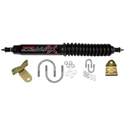Skyjacker Steering Stabilizer Single Kit Black Single Kit For Use w/Straight Axle Skyjacker