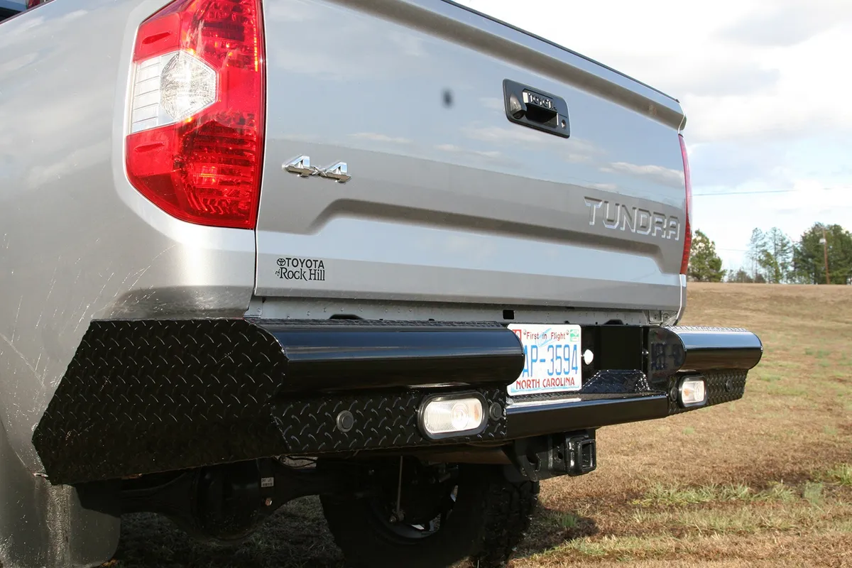 14-21 Tundra Fab Fours Black Steel Elite Front Bumper No Guard product image