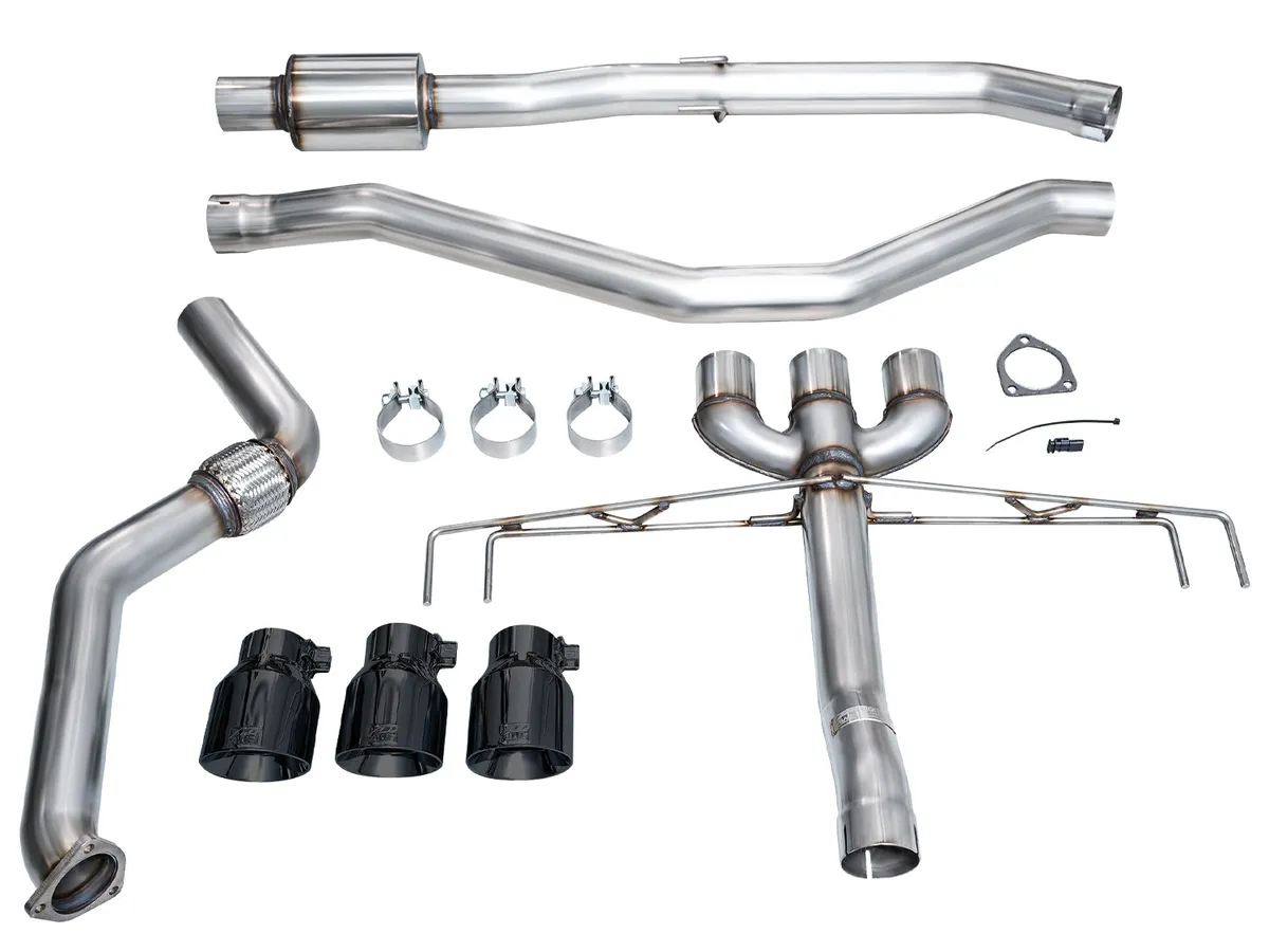 AWE Touring Edition Exhaust for DE5 Integra Type-S - Triple Diamond Black Tips product image
