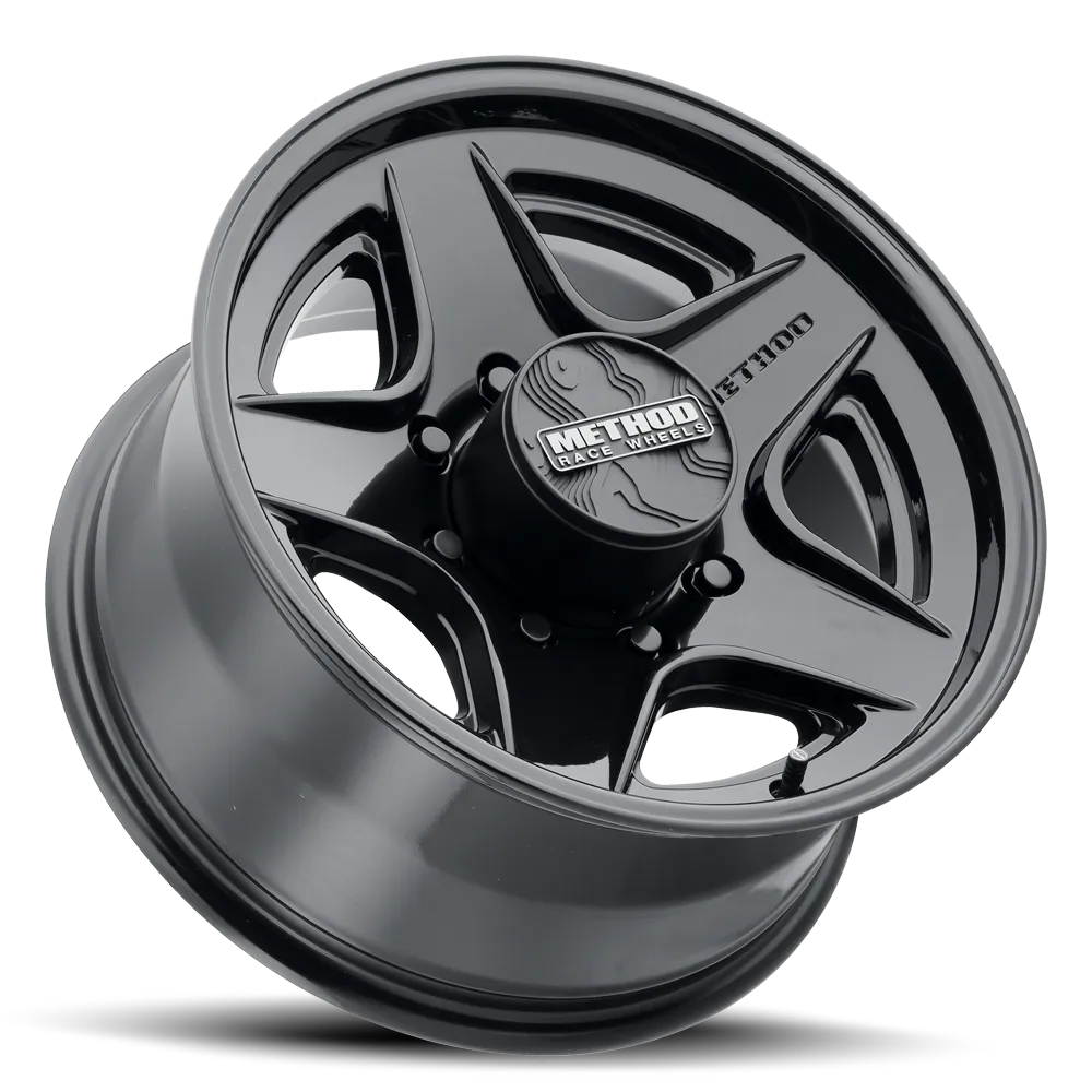 Aluminum Wheels 20x9 MR319 Bolt Pattern 8 On 170 Offset 18 Lip Size 1.06 Gloss Black GB Method product image