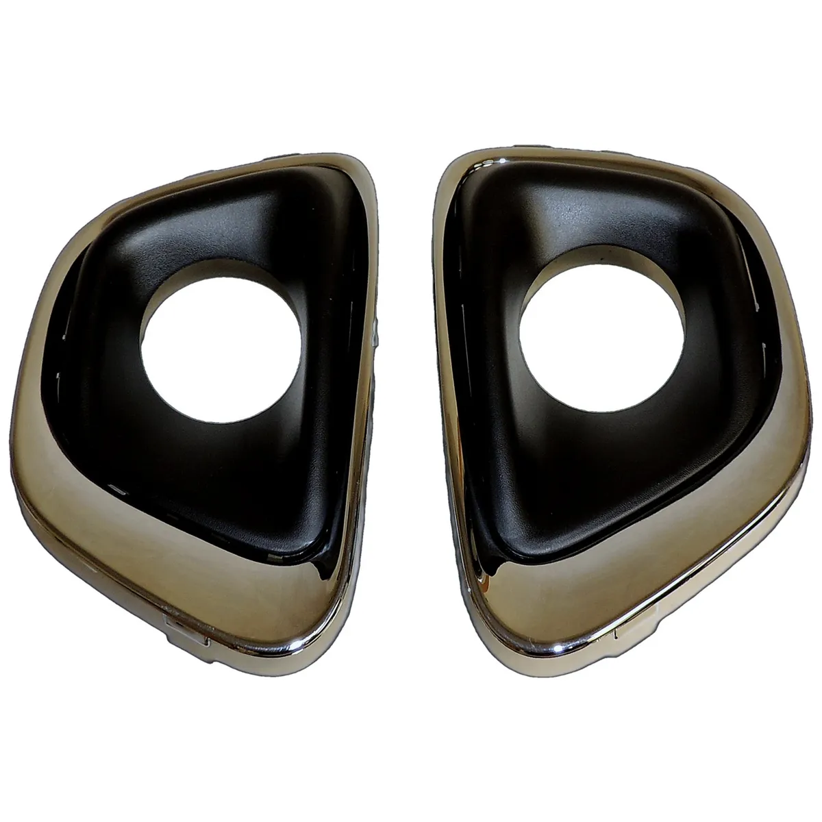 Front Chrome Fog Lamp Bezel Set for 2014-2017 Jeep MK Compass product image