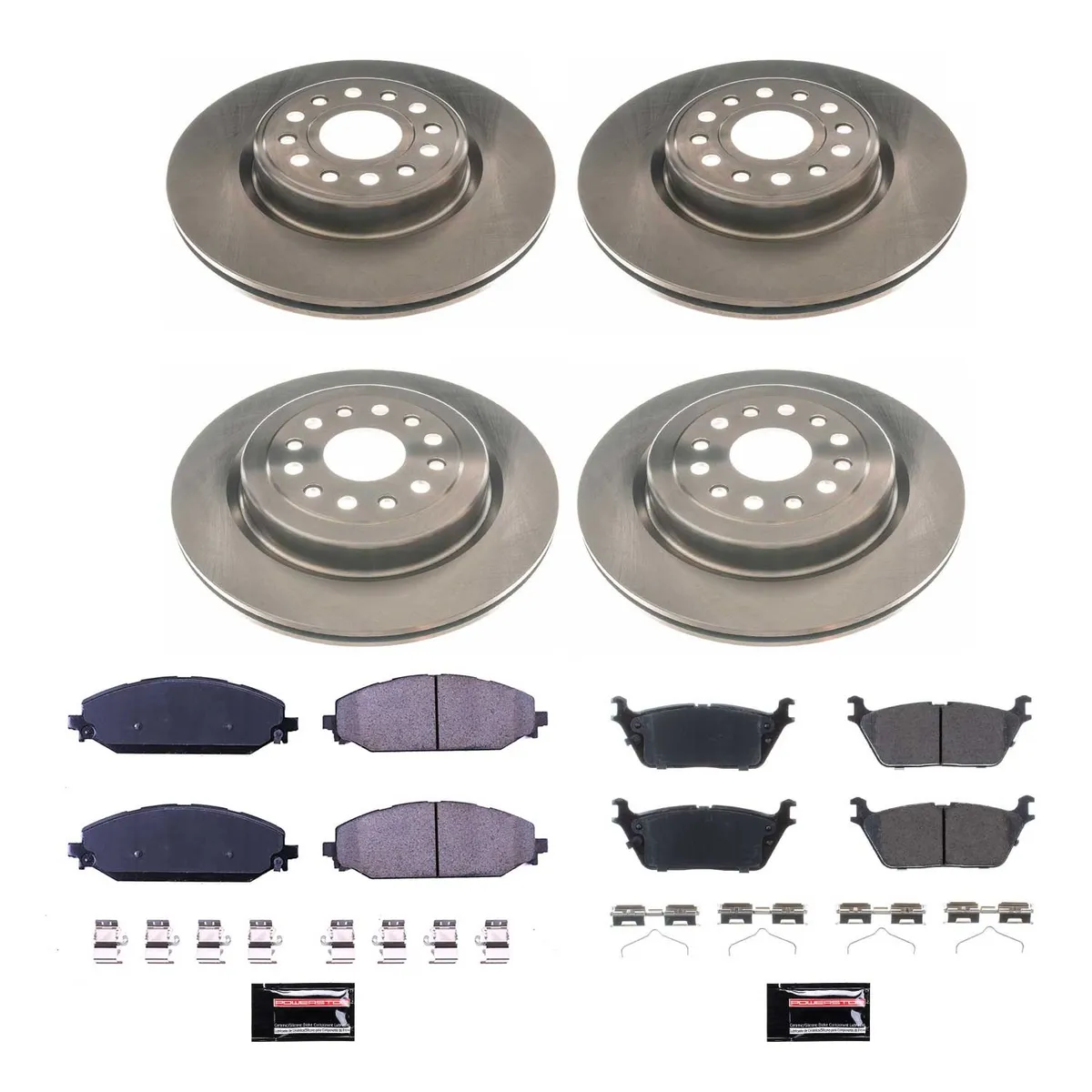 Z17 Direct Replacement Kit: Rotors; Ceramic Pads W/Hardware product image