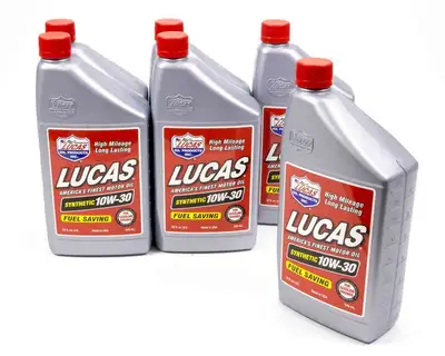 Lucas Oil Products Synthetic 10w30 Oil Case/6
