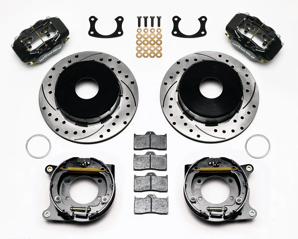Wilwood FDLI PS Park Brake Kit Drilled Big Ford New 2.50in Offset Currie Blank product image