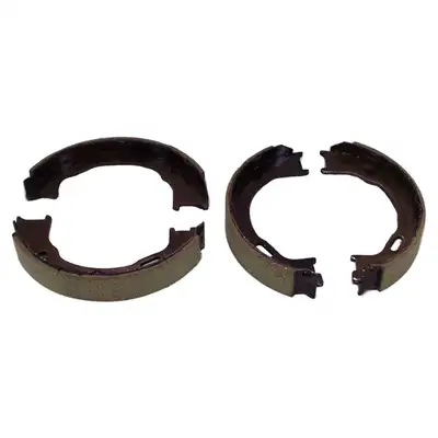 Crown Automotive Jeep Replacement Crown Automotive Jeep Replacement 5093390AA Parking Brake Shoe Set 03-07 Jeep TJ Wrangler w/ Rear Disc Brakes & KJ Liberty
