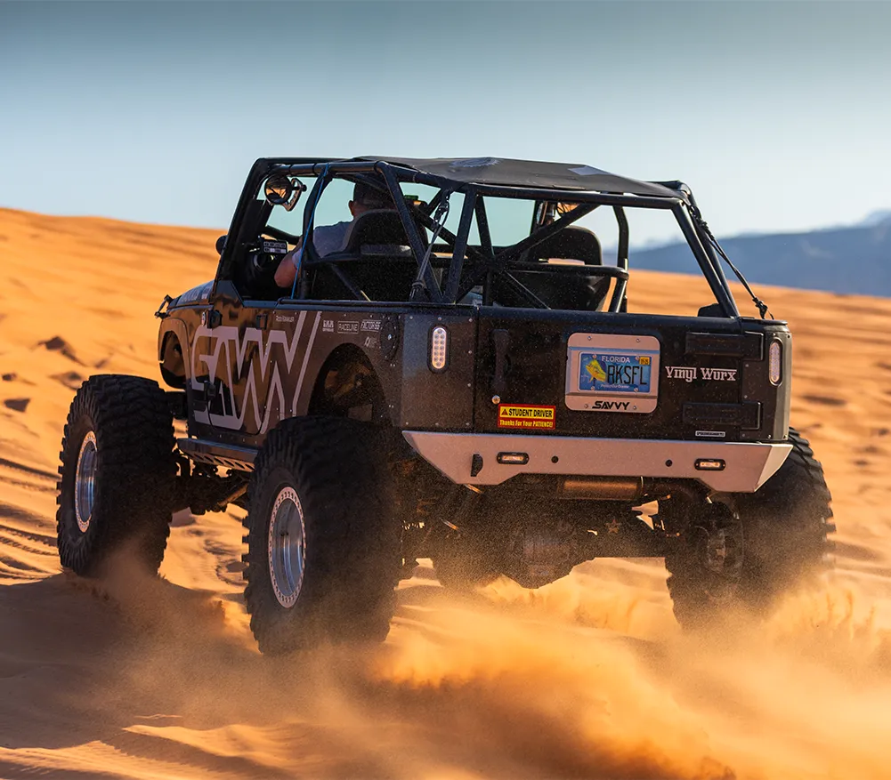 07c Wrangler Krawler Lite High Clearance Rear Bumper Raw product image