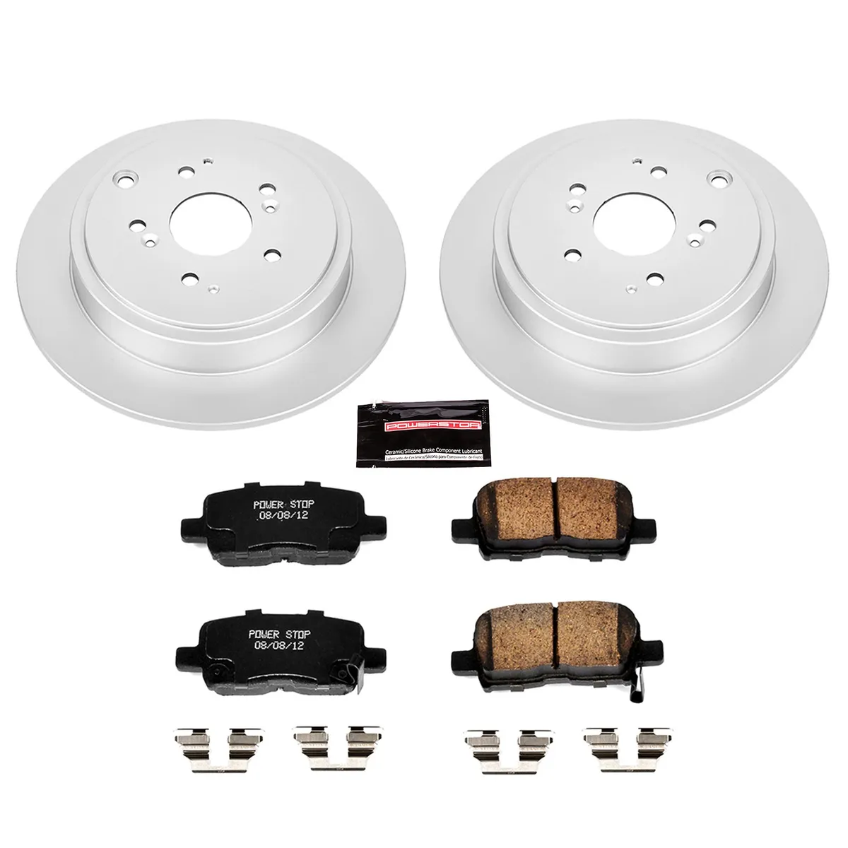 Z17 Geomet Coated Rotor Kit: Genuine Geomet Fully Coated Rotors; Ceramic Pads W/Hardware product image