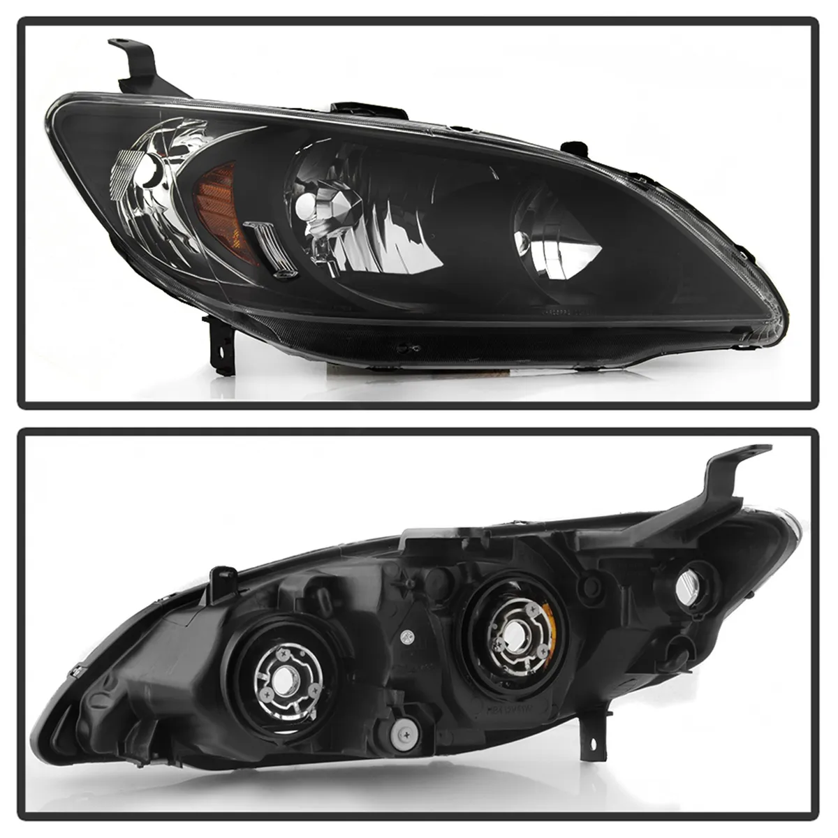 0405 Civic Coupe/Sedan (Ex Hatchback And si Models ) OEM Style Headlights Blac product image
