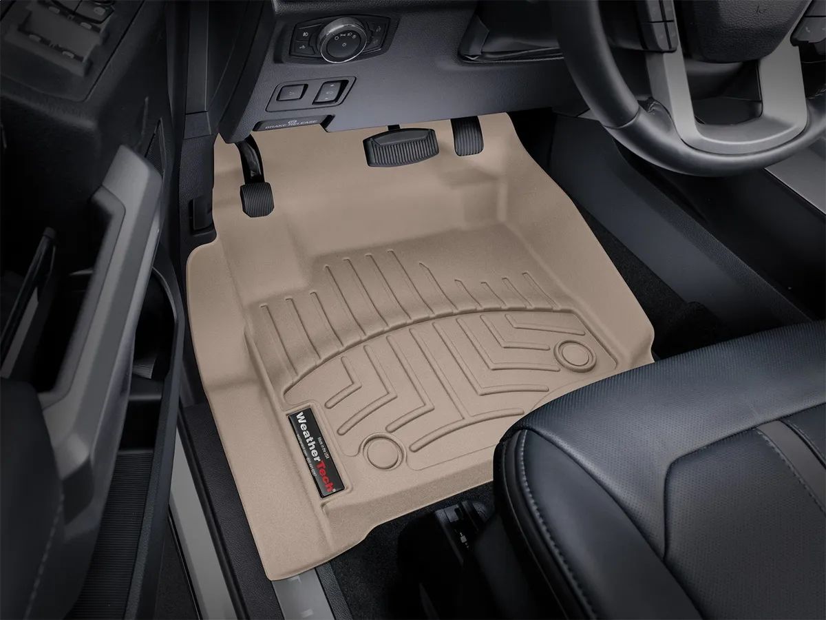 TanFrontFloorLinerFordF-250F-350F-450F-5502017FitsSuperCabandCrewCabfitsvechiclesnoequippedwithcenterconsolefitsvehicleswith1strowminiconsole product image