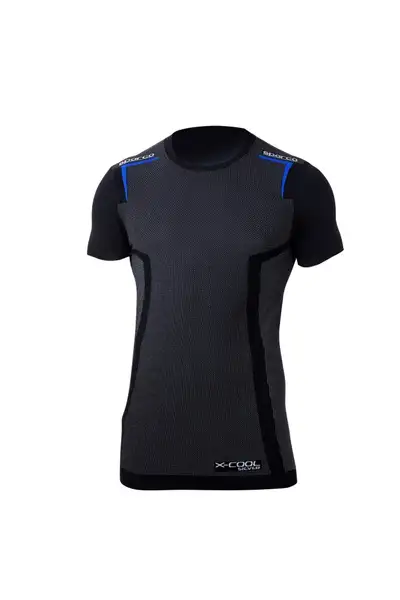 Sparco Motor Sports Undershirt K-Carbon BLK / BLU X-Large