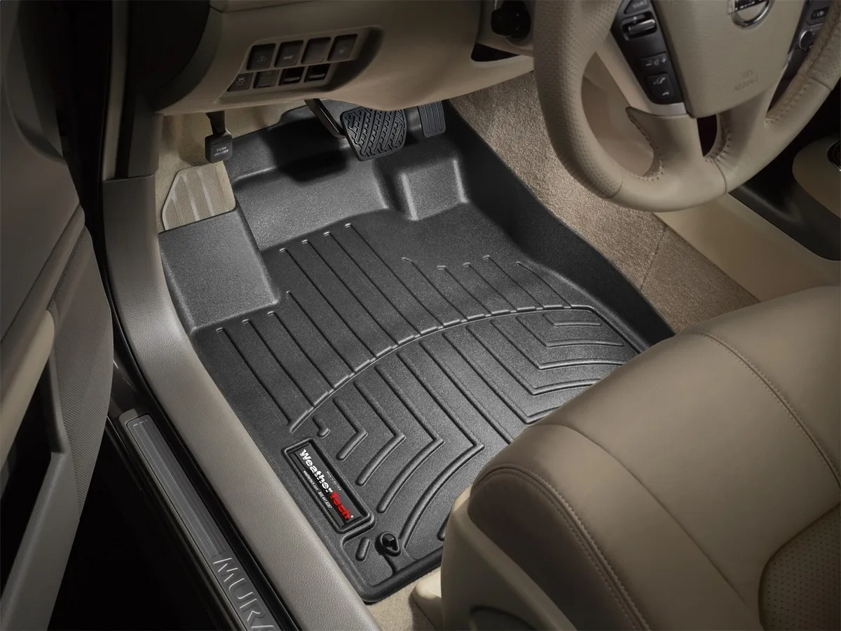 Weathertech 2011 + Nissan Murano Black Front FloorLiner / 2009 + Nissan Murano Black Front FloorLiner