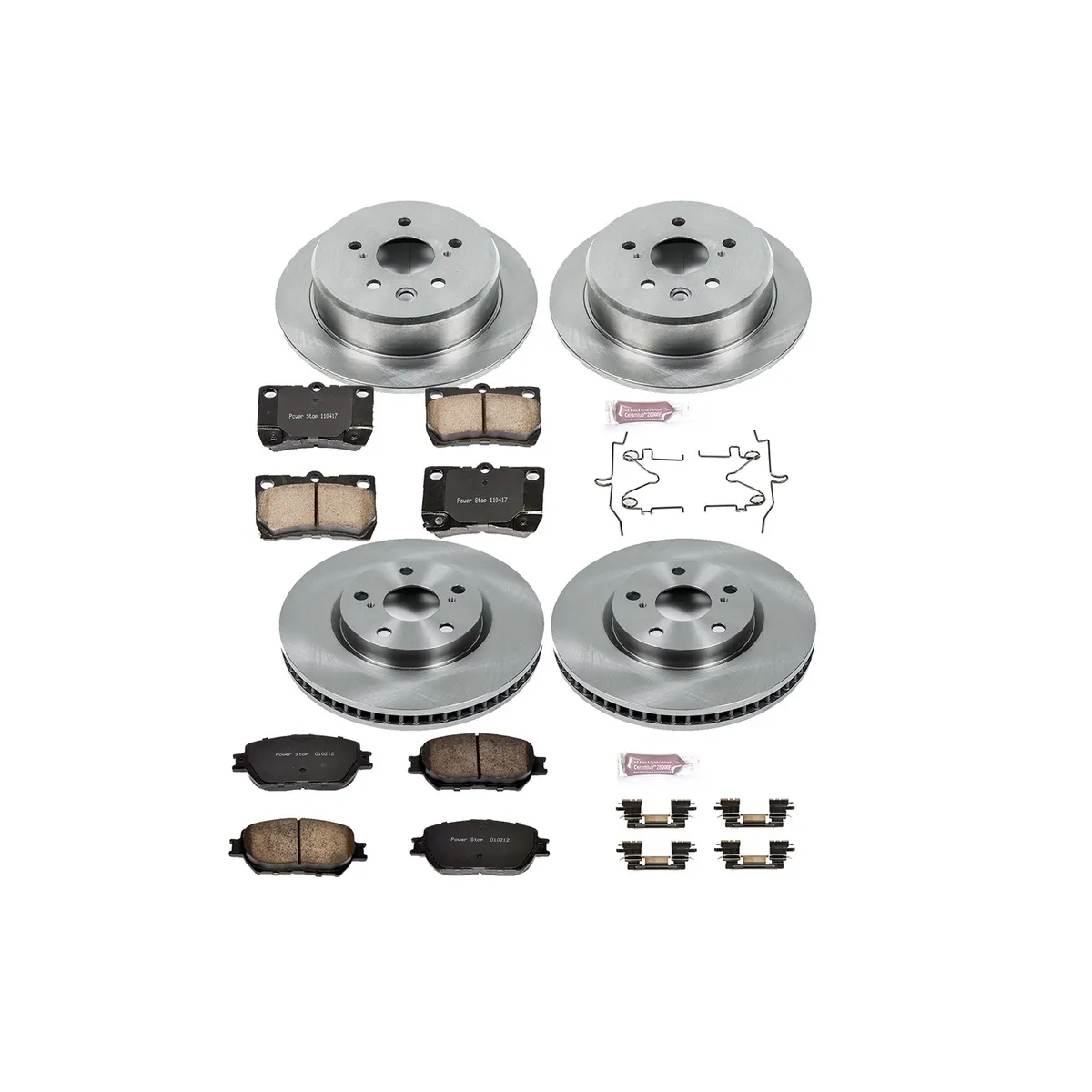 Z17 Direct Replacement Kit: Rotors; Ceramic Pads W/Hardware product image
