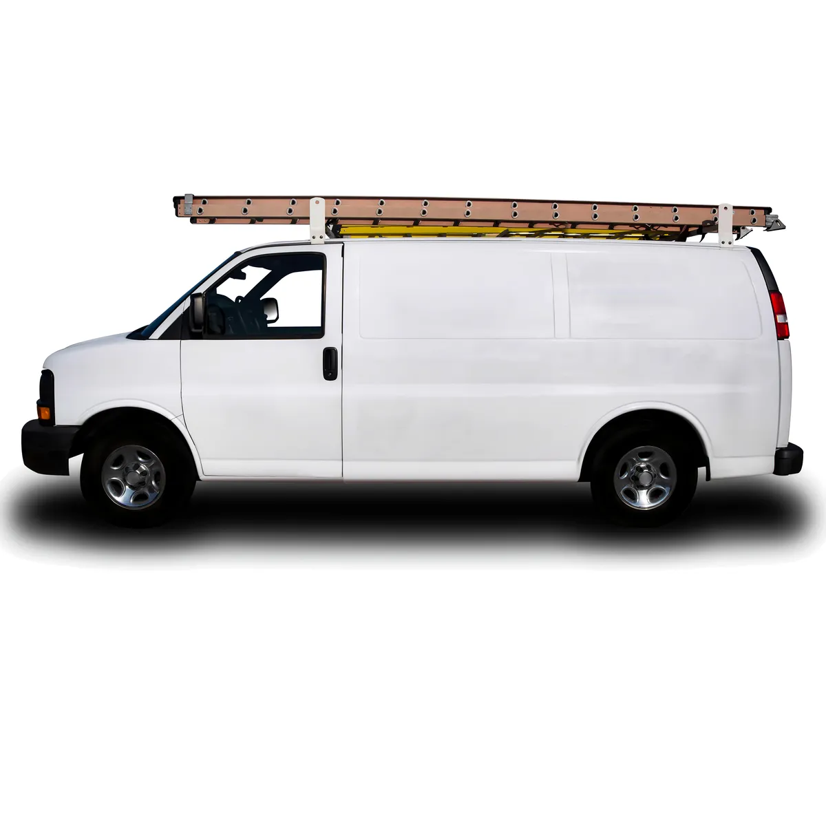 TrailFX Van Rack 2 Bar rg Mount White