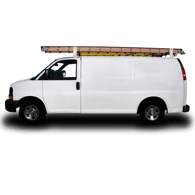 TrailFX Van Rack 2 Bar rg Mount White