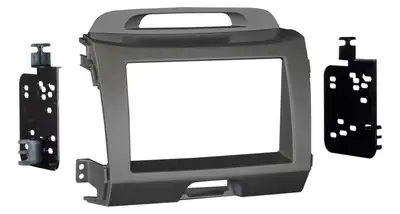Metra Electronics TURBOKits; Radio Installation Kit; Incl. Instructions/Hardware; For Double DIN; Gray;