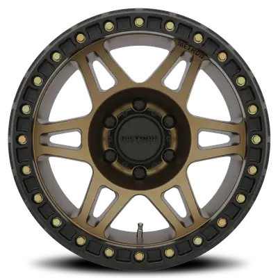Method Race Wheels Aluminum Wheels 17x9 Beadlock MR106 Bolt Pattern 5 On 127 Offset -44 Lip Size 0 Method Bronze BRZ Method