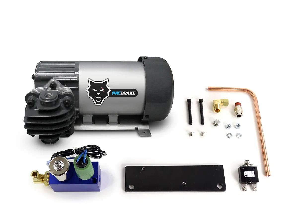 12V HP625 Series Heavy Duty Air Compressor Kit Consists HP10625H Air Compressor Basic Components Of The Unloader Block Assembly WO The Pre-Built Wiring Harnessses Pacbrake product image