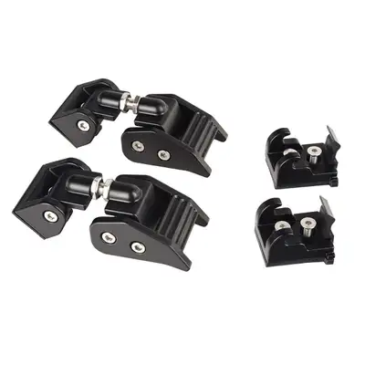 Rugged Ridge Rugged Ridge Aluminum Hood Catch Black - JK