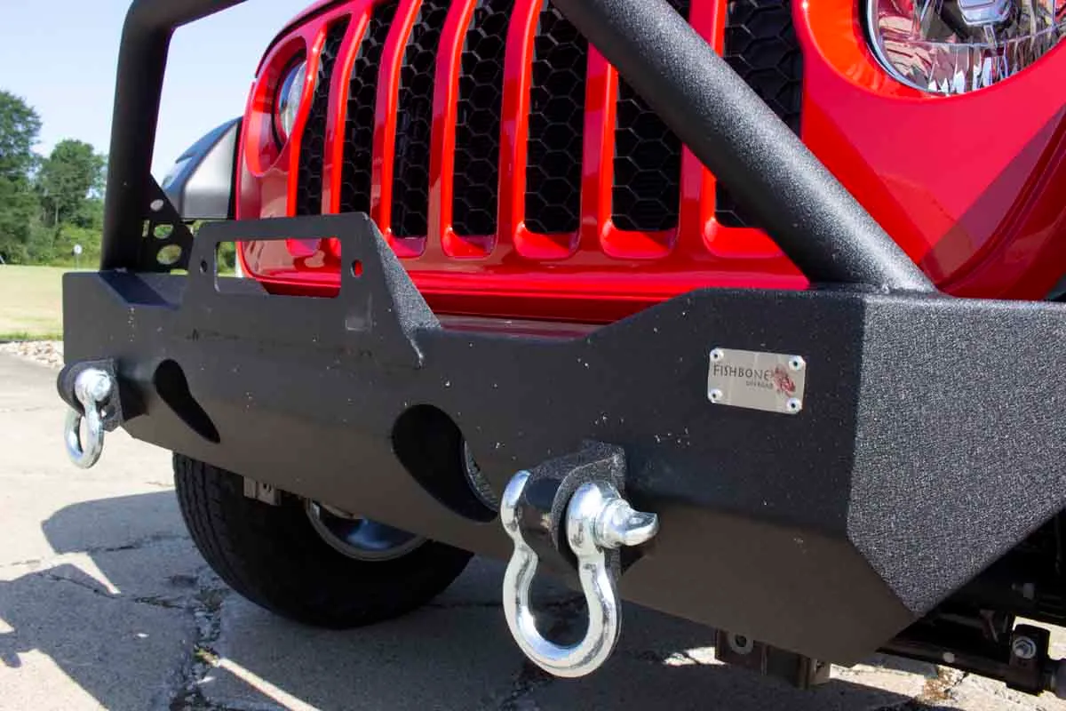 Fishbone Offroad Mako Front Bumper for 2018 & Up Jeep Wrangler/Gladiator FB22090 product image