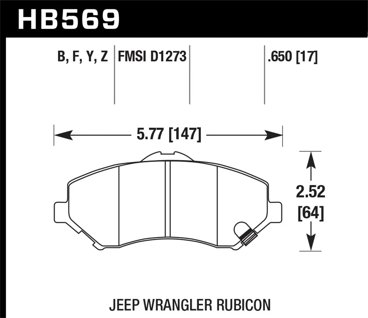 2007 2020 Chrysler Dodge Jeep RAM Volkswagen Lts Brake Pads product image