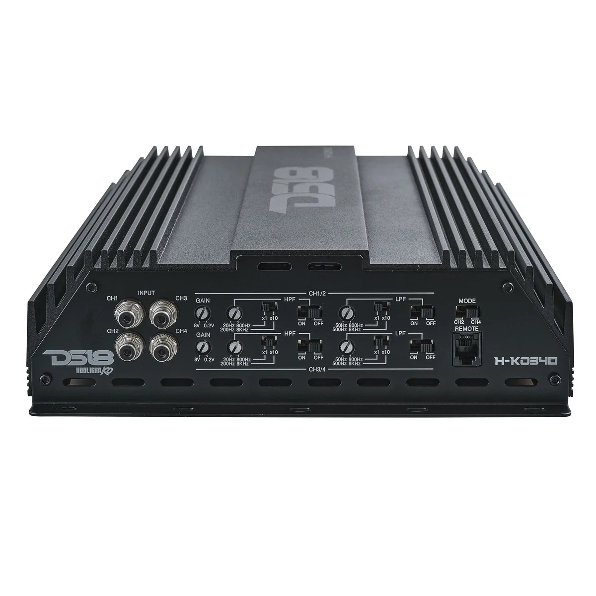 HOOLIGAN KO Full Range Class D 4-Channel Amplifier 4 x 300 Watts Rms @ 4-Ohm Made In Korea product image