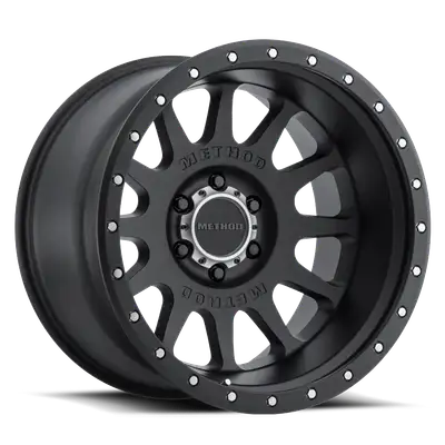 Method Race Wheels Aluminum Wheels 20x9 NV MR605 Bolt Pattern 8 On 165.1 Offset -12 Lip Size 1.85 Matte Black MB Method